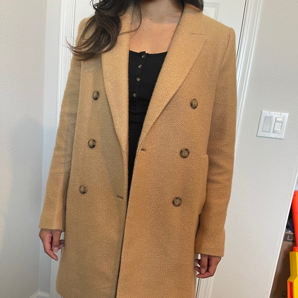Zara Jackets & Coats Zara Peacoat Poshmark
